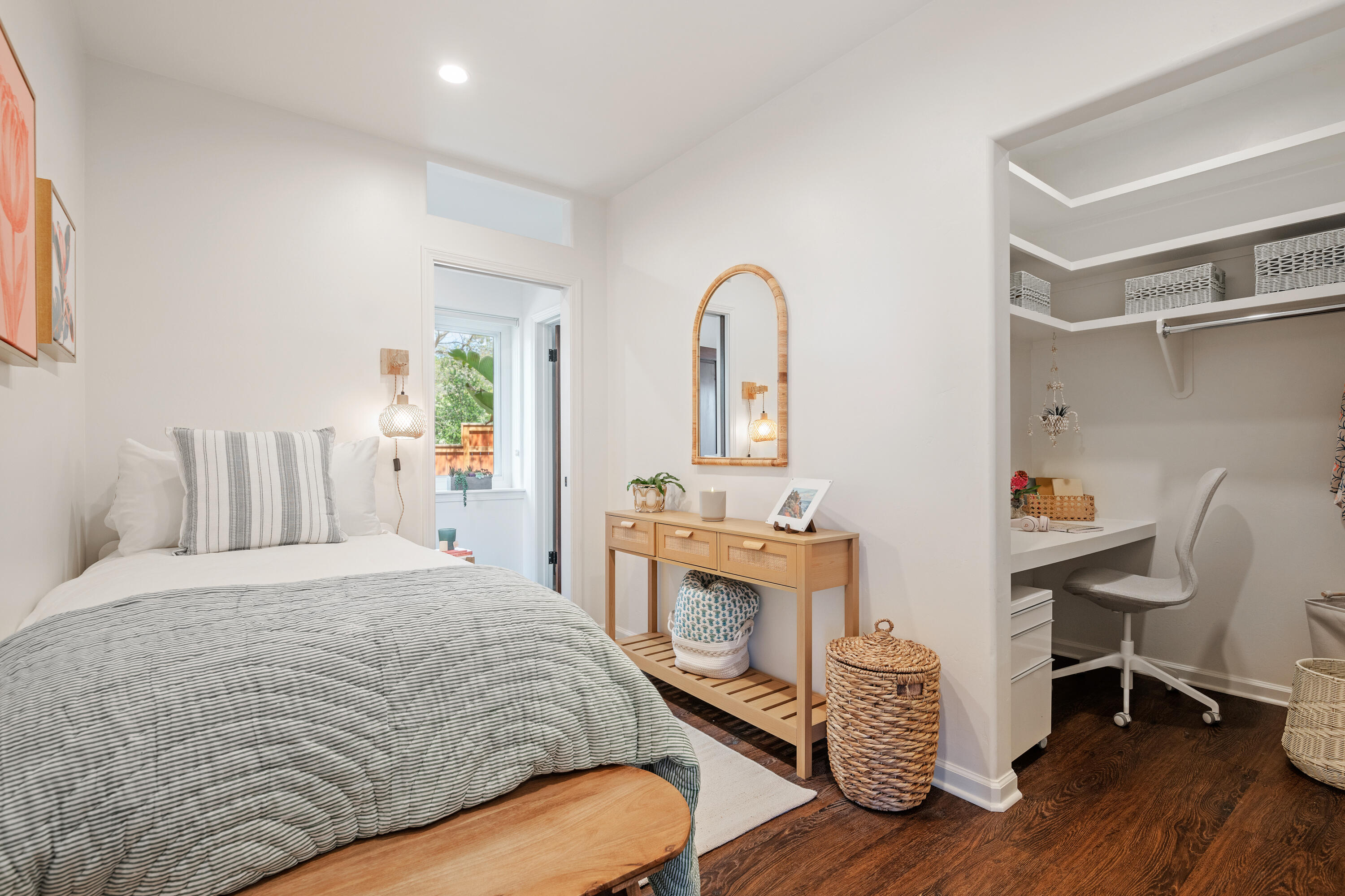 Undisclosed Address Santa Barbara, CA 93111 - Photo 12 of 20 a bedroom with a bed and a chair in it