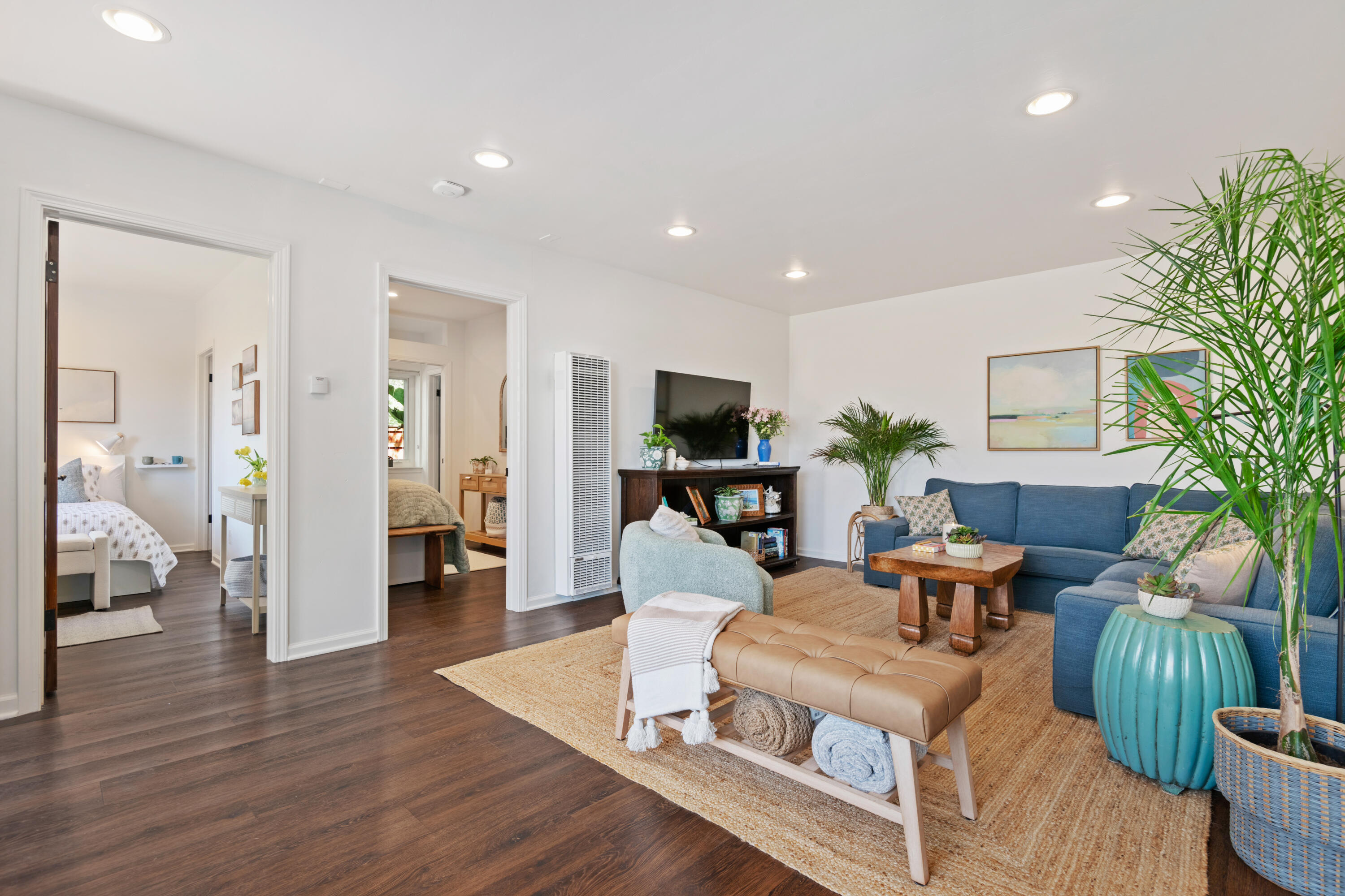 Undisclosed Address Santa Barbara, CA 93111 - Photo 7 of 20 a living room with furniture a wooden floor and a table