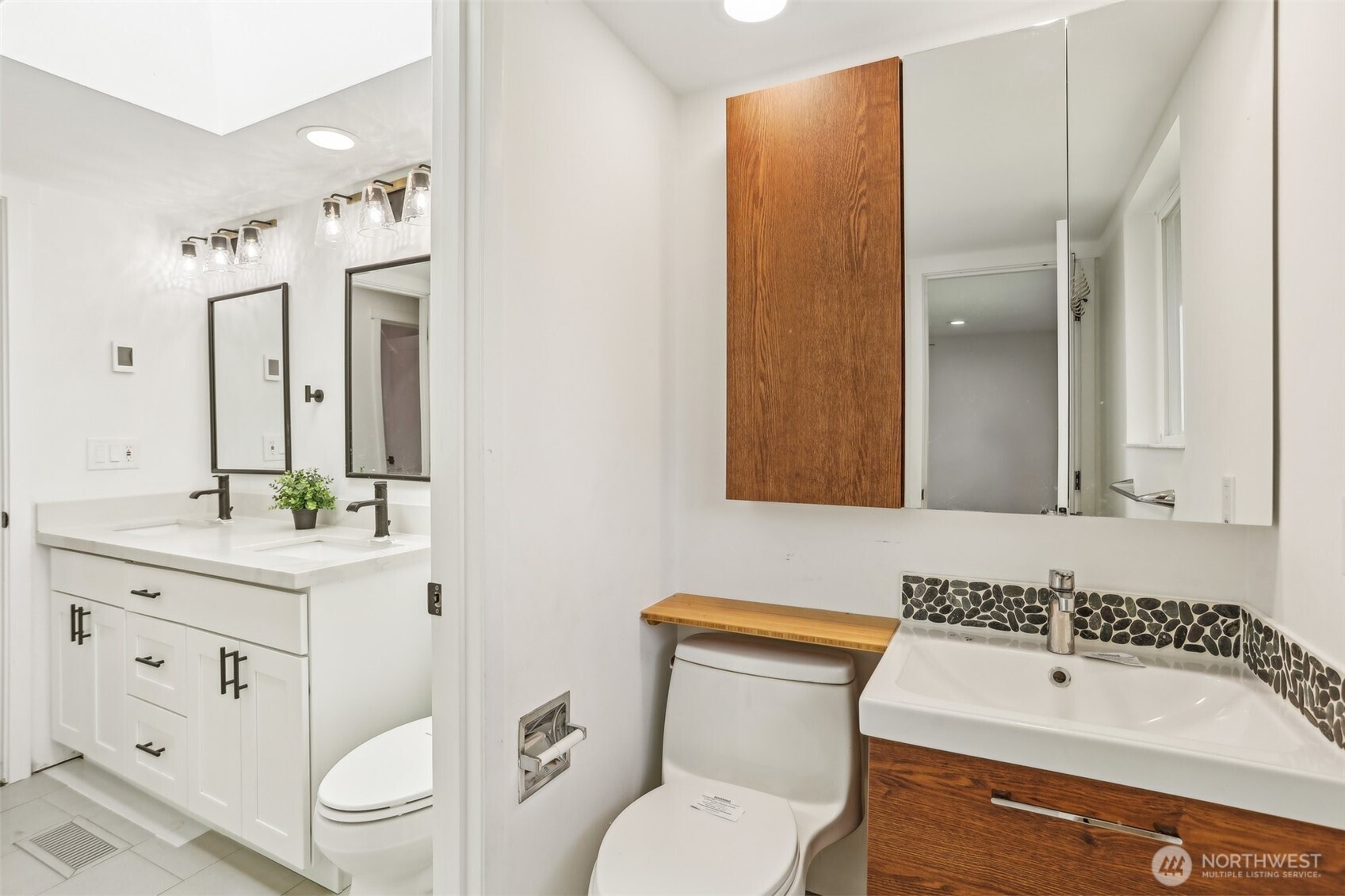 2531 Smithers Avenue South Renton, WA 98055 - Photo 17 of 24 a bathroom with a sink and a mirror