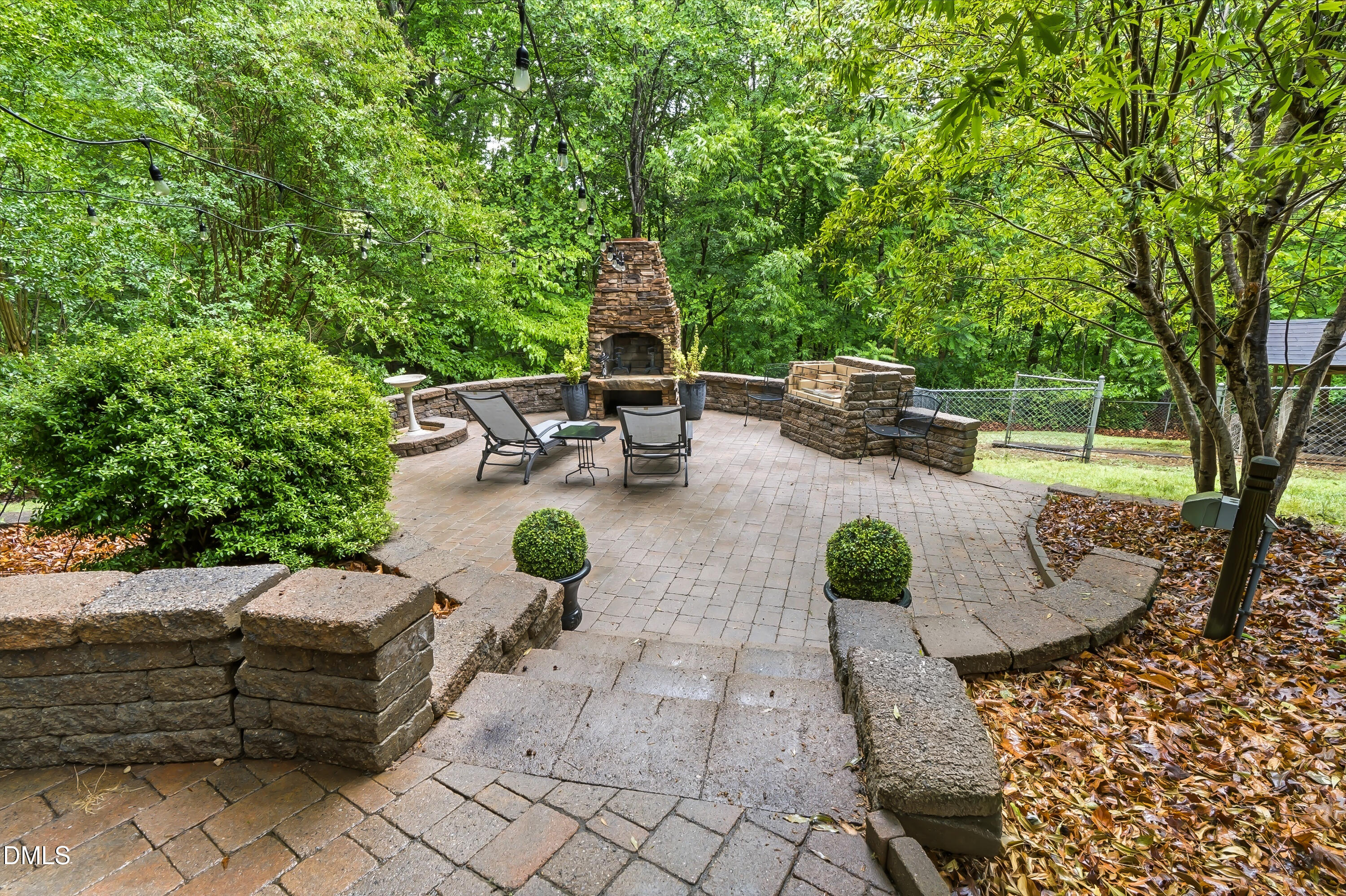 1214 Halcyon Place Rougemont, NC 27572 - Photo 43 of 69 a view of a backyard with sitting area
