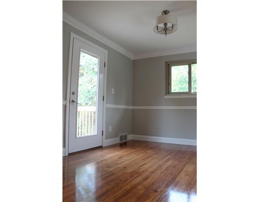 554 Thompson Run Road Pittsburgh, PA 15237 - Photo 4 of 16 Dining Room. The dining room has hardwood floors, chair rail & crown molding, and access to the deck.