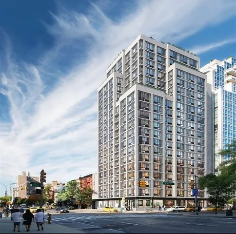 a front view of a building