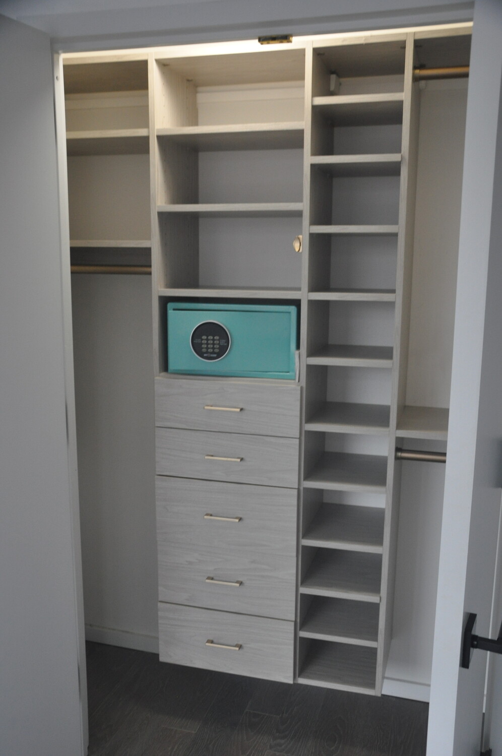 385 1st Avenue, Unit 12D Manhattan, NY 10010 - Photo 8 of 19 a view of walk in closet with empty racks