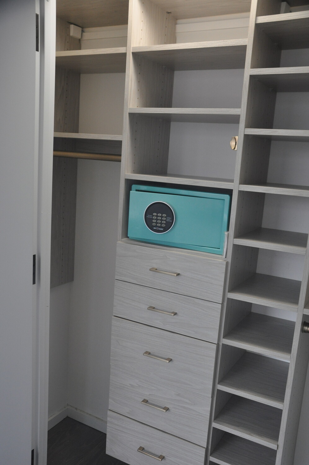 385 1st Avenue, Unit 12D Manhattan, NY 10010 - Photo 9 of 19 a view of walk in closet with empty racks