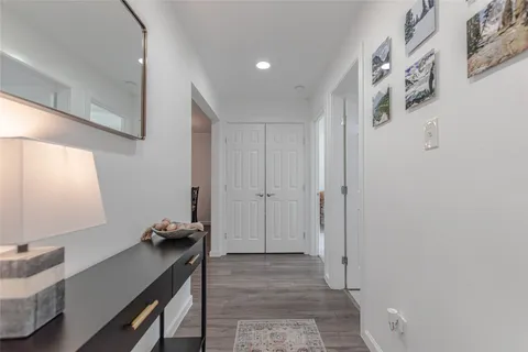 a room with storage and utility