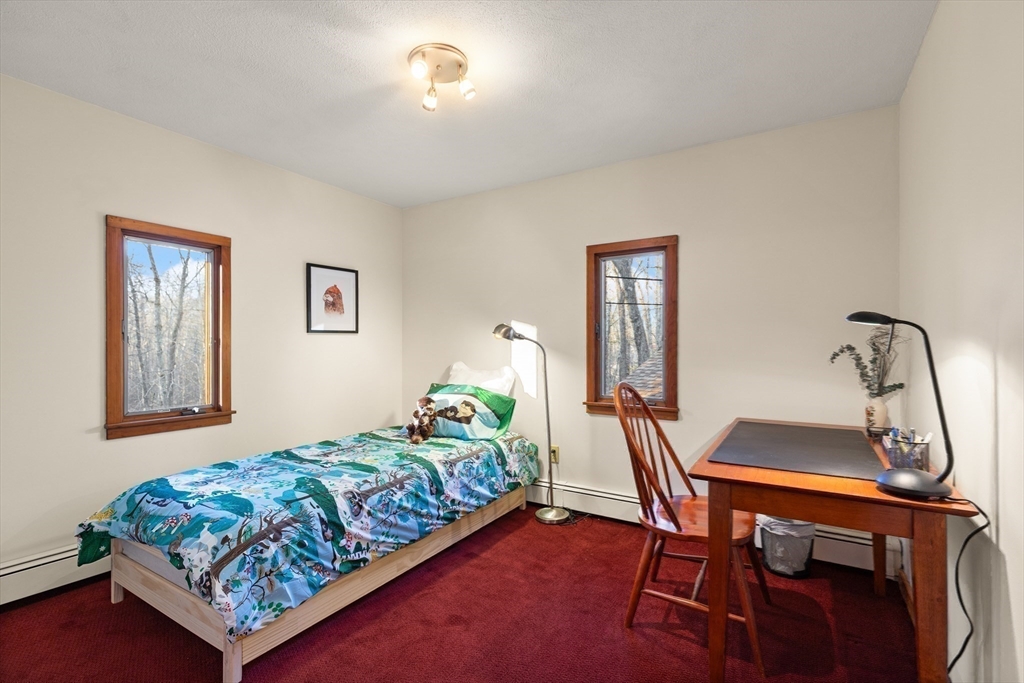 175 Mountain Street Sharon, MA 02067 - Photo 18 of 28 a bedroom with a bed window and table in it