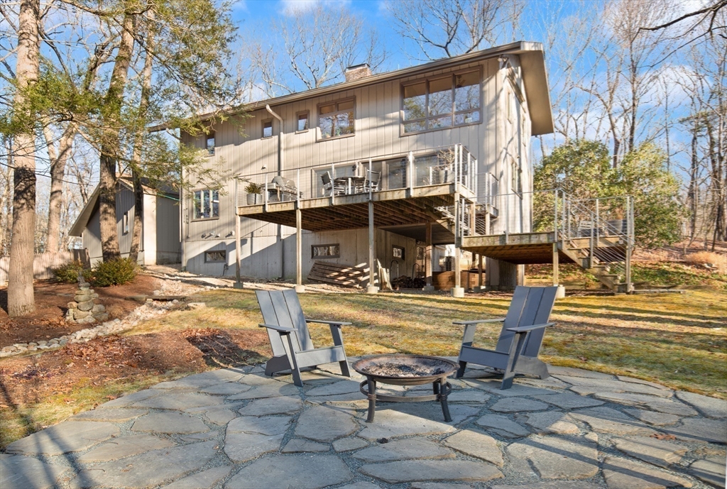 175 Mountain Street Sharon, MA 02067 - Photo 21 of 28 a view of a building with backyard