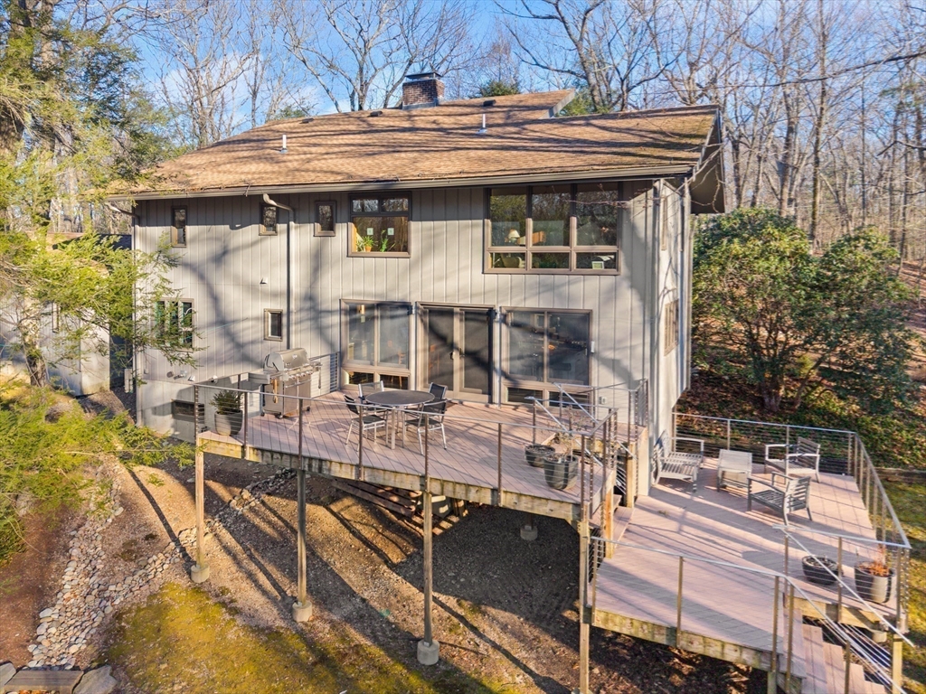 175 Mountain Street Sharon, MA 02067 - Photo 22 of 28 a view of house with patio outdoor seating