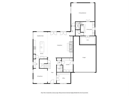 a picture of a floor plan