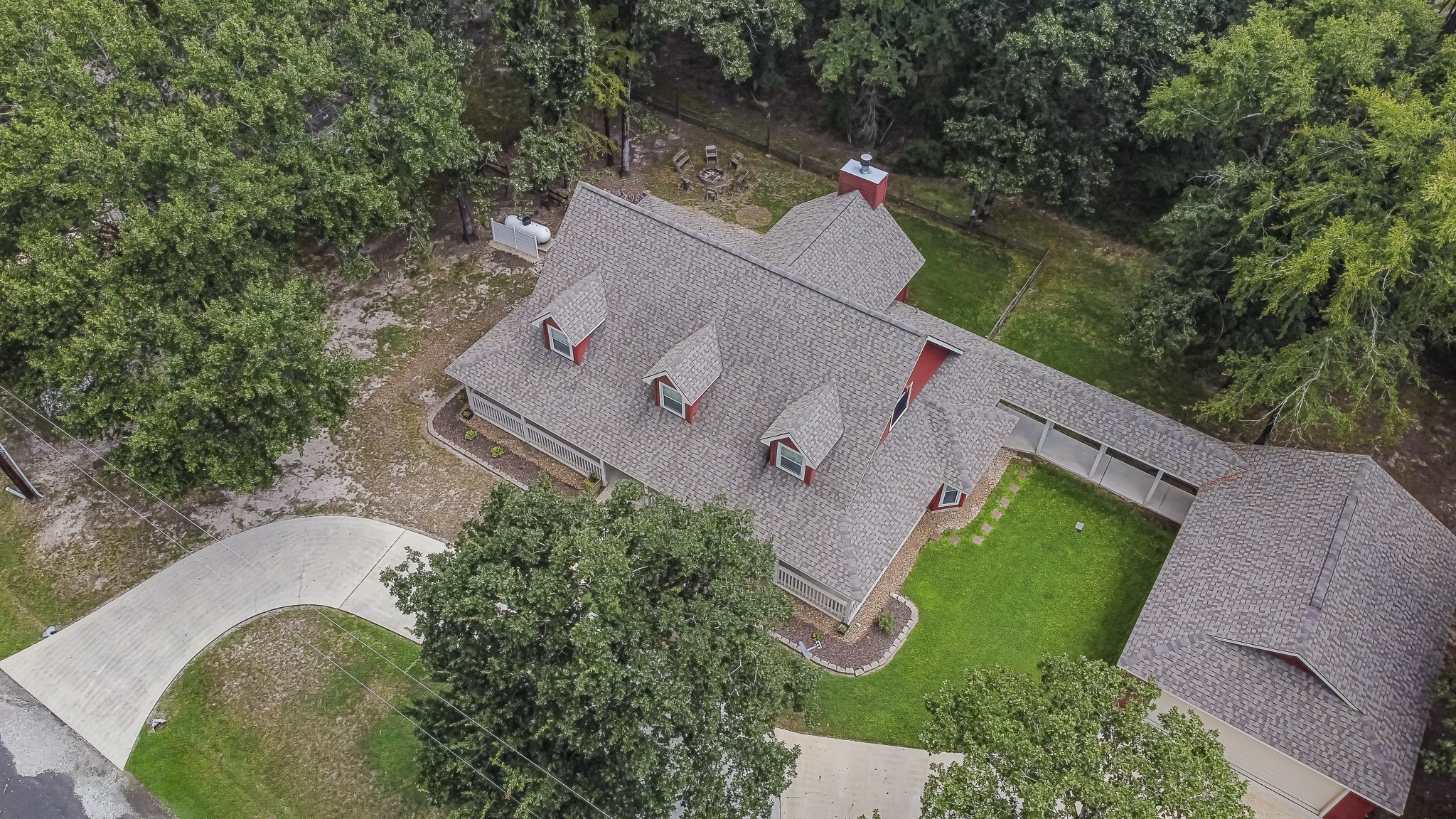 12 Quiet Wind Trinity, TX 75862 - Photo 45 of 47 an aerial view of a house