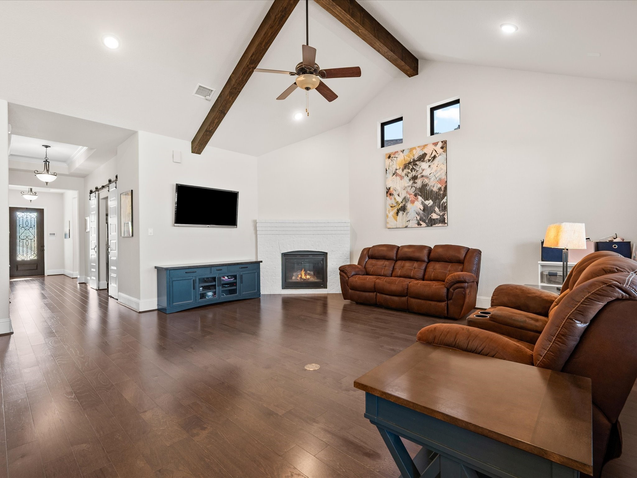605 Ashbrook Ridge Lane Pinehurst, TX 77362 - Photo 15 of 46 A spacious layout paired with high ceilings gives the entire home an open, airy feel.
