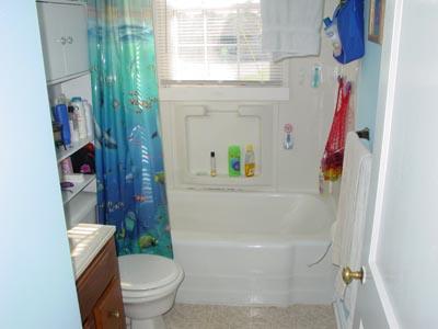 1437 Gun Club Road Northwest Roanoke, VA 24017 - Photo 8 of 16 a bathroom with a bathtub and a shower