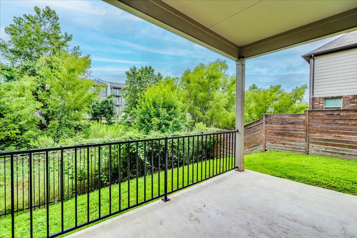 10515 Turnbull Loop Austin, TX 78717 - Photo 33 of 38 Private covered back patio with view of greenbelt
