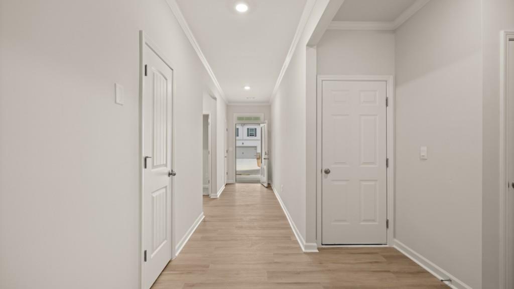 103 Babcock Drive Northeast Rome, GA 30165 - Photo 6 of 33 a view of a hallway with wooden floor