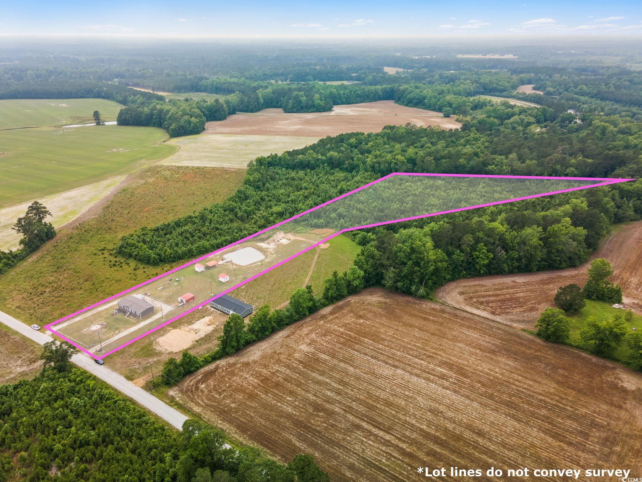 167 Dove Road Loris, SC 29569 - Photo 37 of 40 Aerial view of sparsely populated area with proper