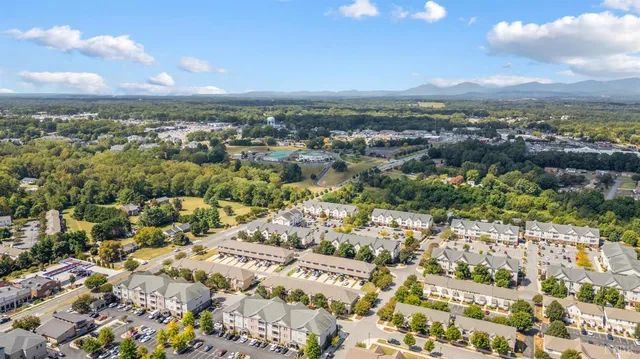 an aerial view of residential building with outdoor space