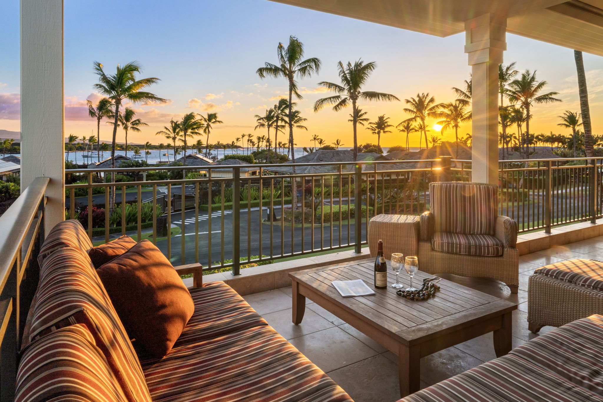 69-1000 Kolea Kai Circle, Unit 10B Waikoloa, HI 96738 - Photo 2 of 27 a view of a balcony with chairs
