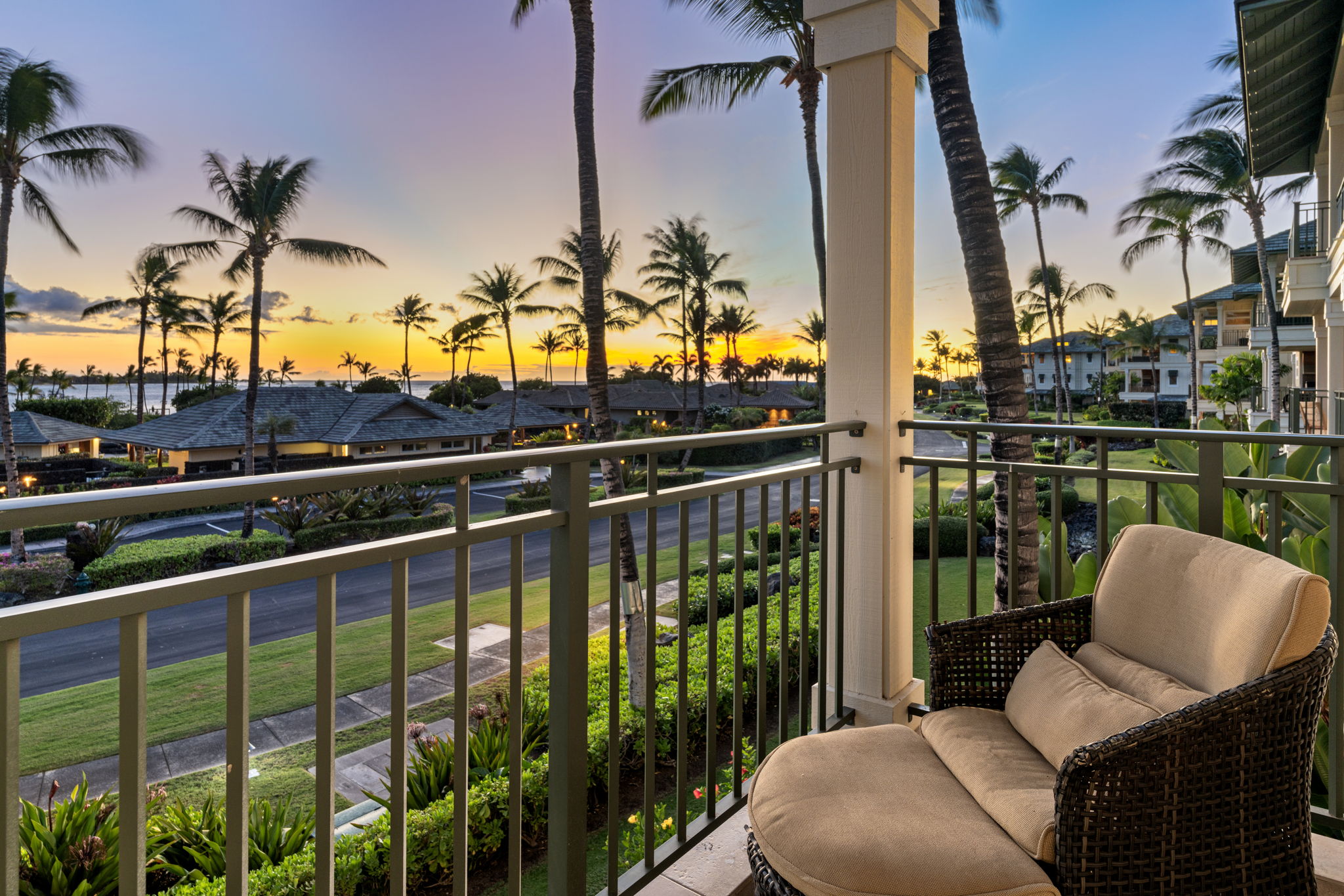 69-1000 Kolea Kai Circle, Unit 10B Waikoloa, HI 96738 - Photo 26 of 27 a view of balcony with furniture
