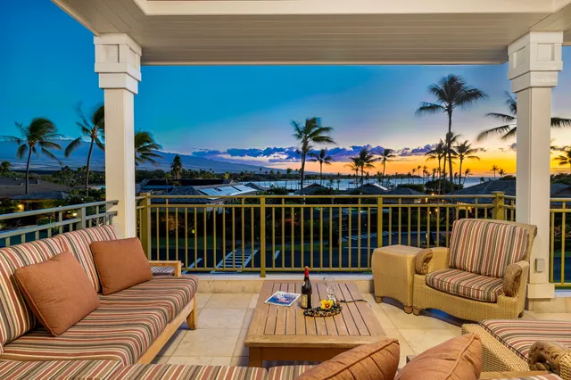 a view of a couches in the roof deck