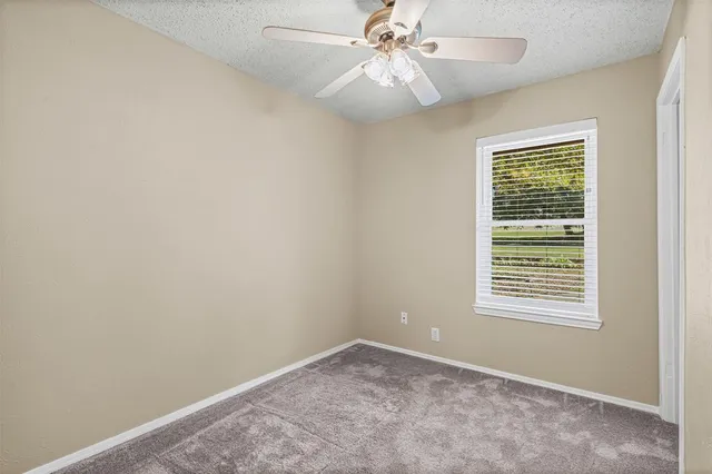 a house view with garden space