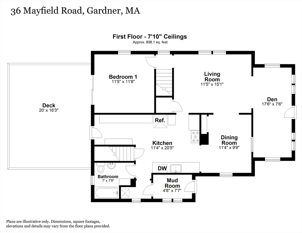 36 Mayfield Road Gardner, MA 01440 - Photo 33 of 35 a picture of a floor plan