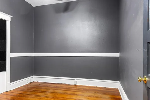 a view of wooden floor