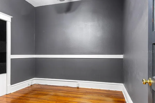 a view of wooden floor