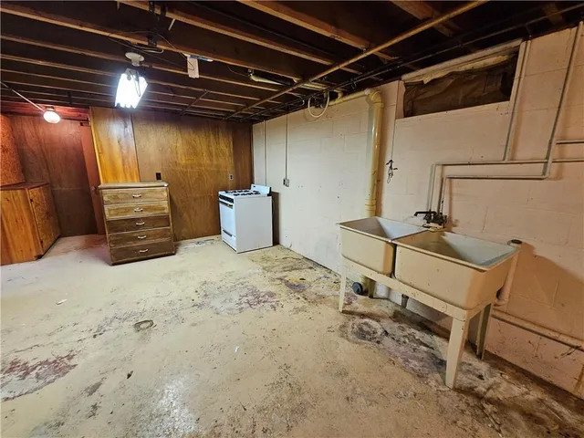 a view of storage and utility room