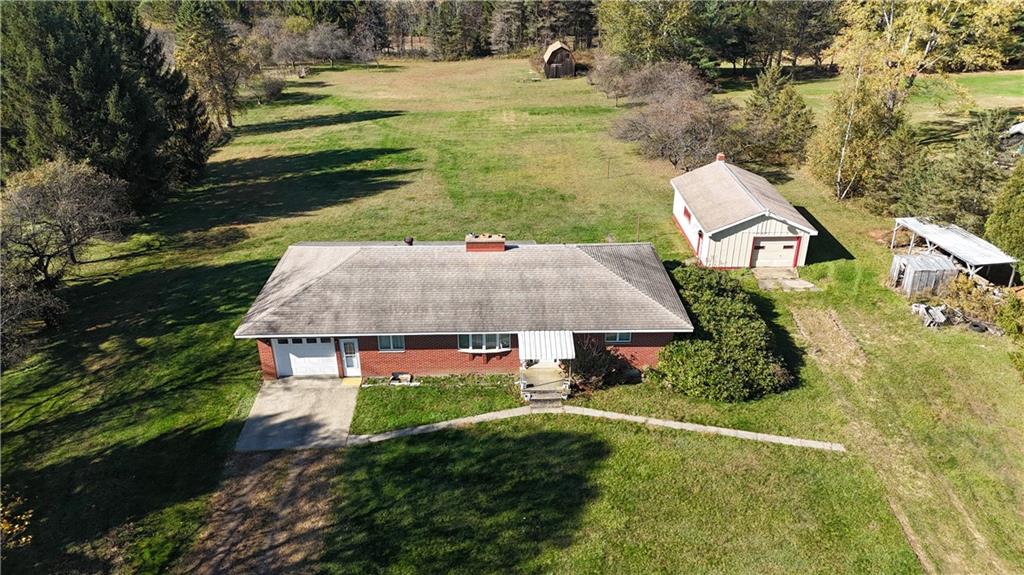 595 Wachob Road Punxsutawney, PA 15767 - Photo 49 of 50 a aerial view of a house with a yard and lake view