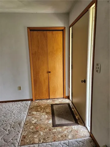 a view of a door with a door
