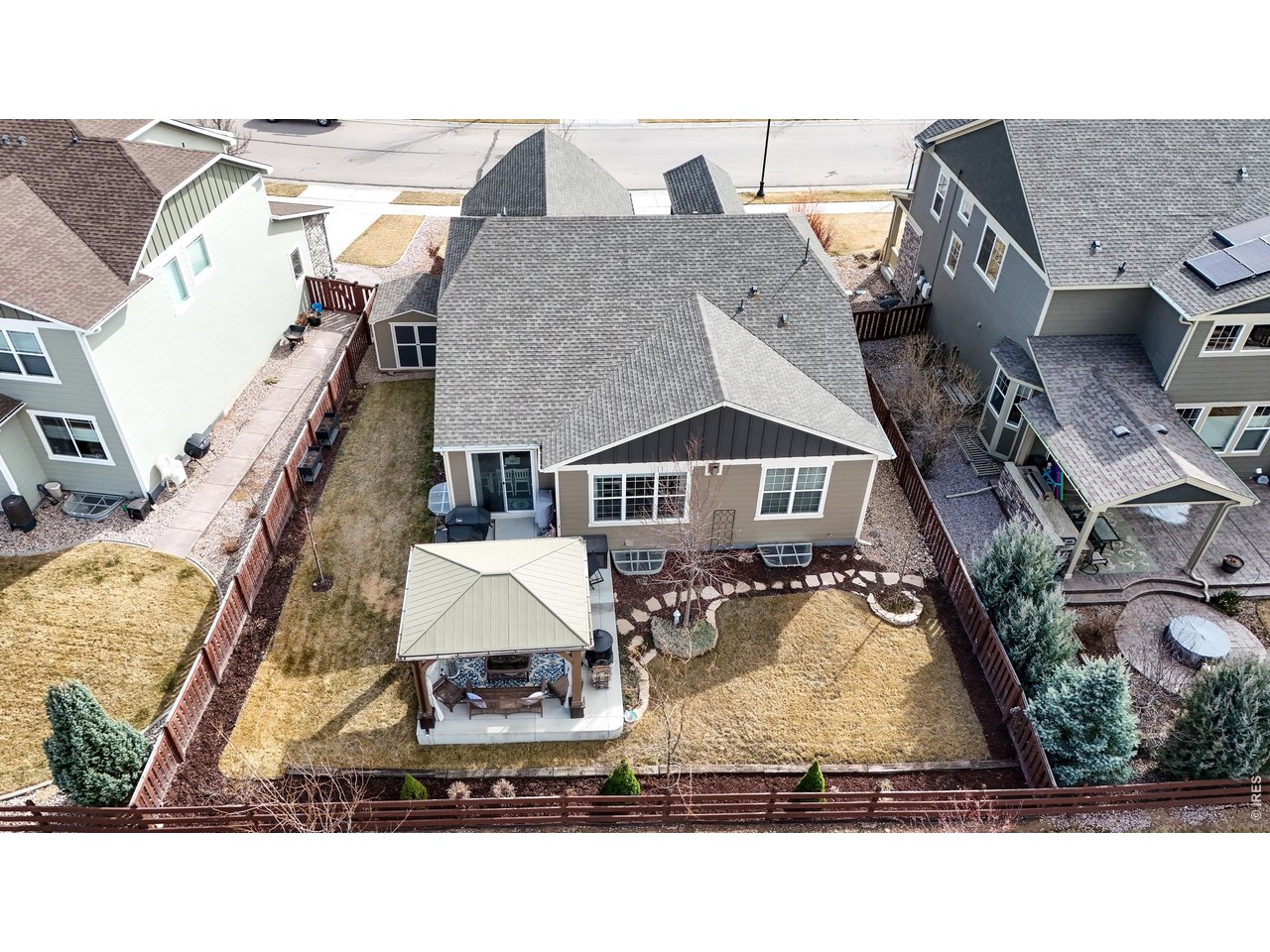 6820 Rainier Road Timnath, CO 80547 - Photo 39 of 50 Ariel View of the Backyard!