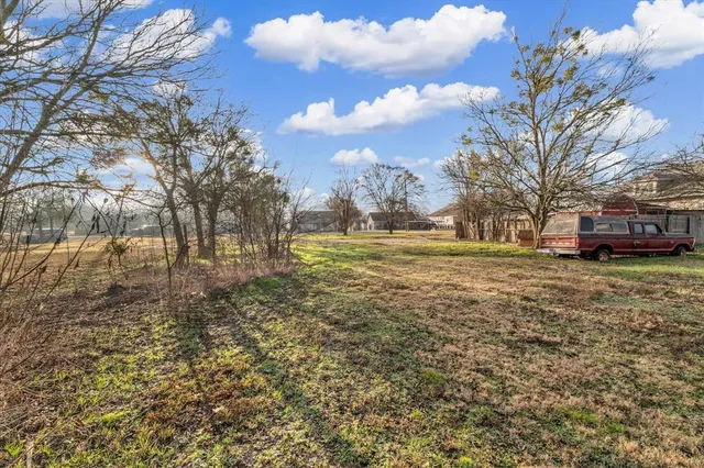 a view of yard with green space