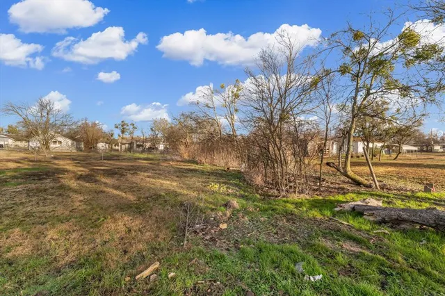 a view of yard with green space