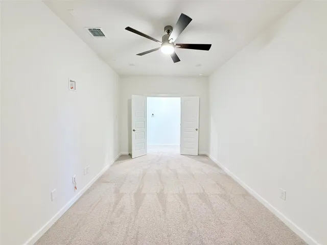 a view of an empty room