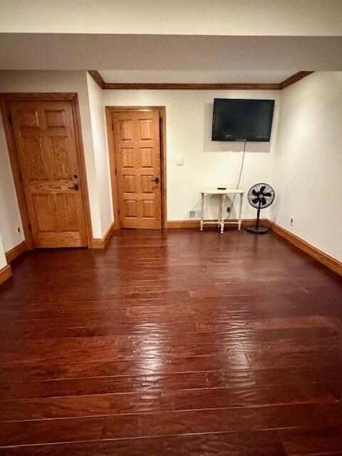 9261 Ruth Court St. John, IN 46373 - Photo 38 of 48 a view of a livingroom with wooden floor and a flat screen tv