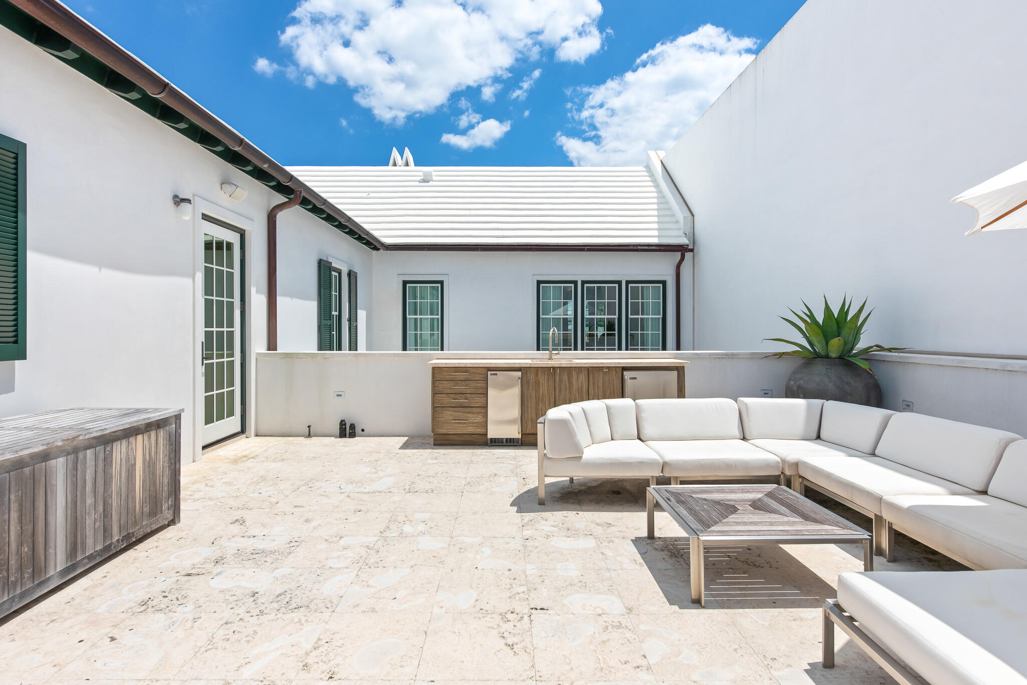135 Charles Street Inlet Beach, FL 32461 - Photo 36 of 43 a view of a house with swimming pool and furniture