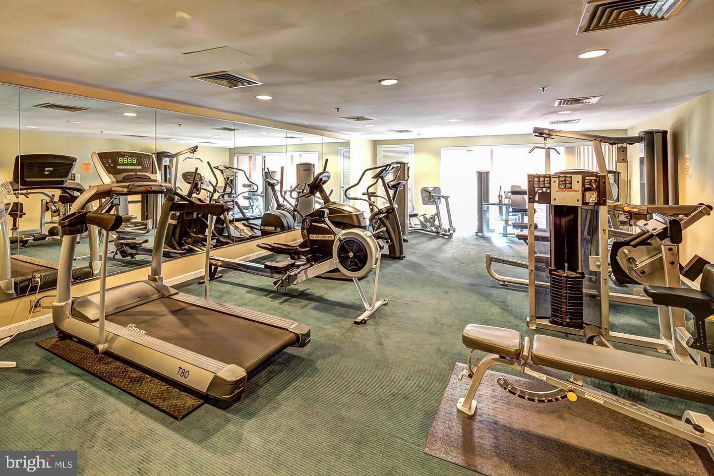 545 East Braddock Road, Unit 101 Alexandria, VA 22314 - Photo 42 of 46 Modern fitness center with ample equipment.