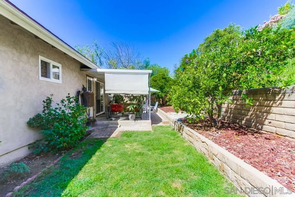 9140 Inverness Road Santee, CA 92071 - Photo 36 of 41 a view of a backyard with sitting area