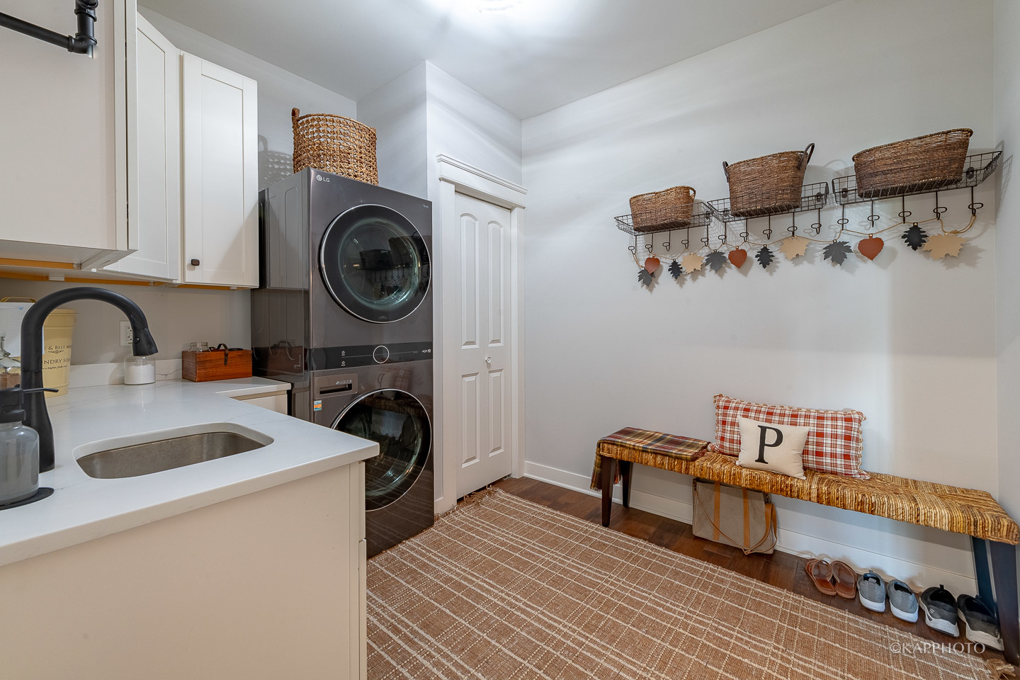 249 Easy Street Lake Holiday, IL 60552 - Photo 22 of 42 a utility room with sink dryer and washer