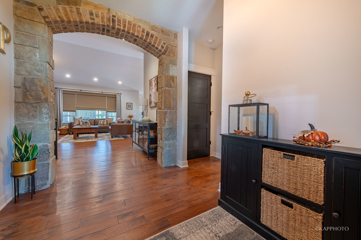 249 Easy Street Lake Holiday, IL 60552 - Photo 5 of 42 a view of a living room and a dining room with wooden floor