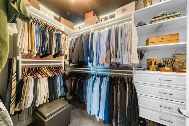 a view of a city with tall buildings