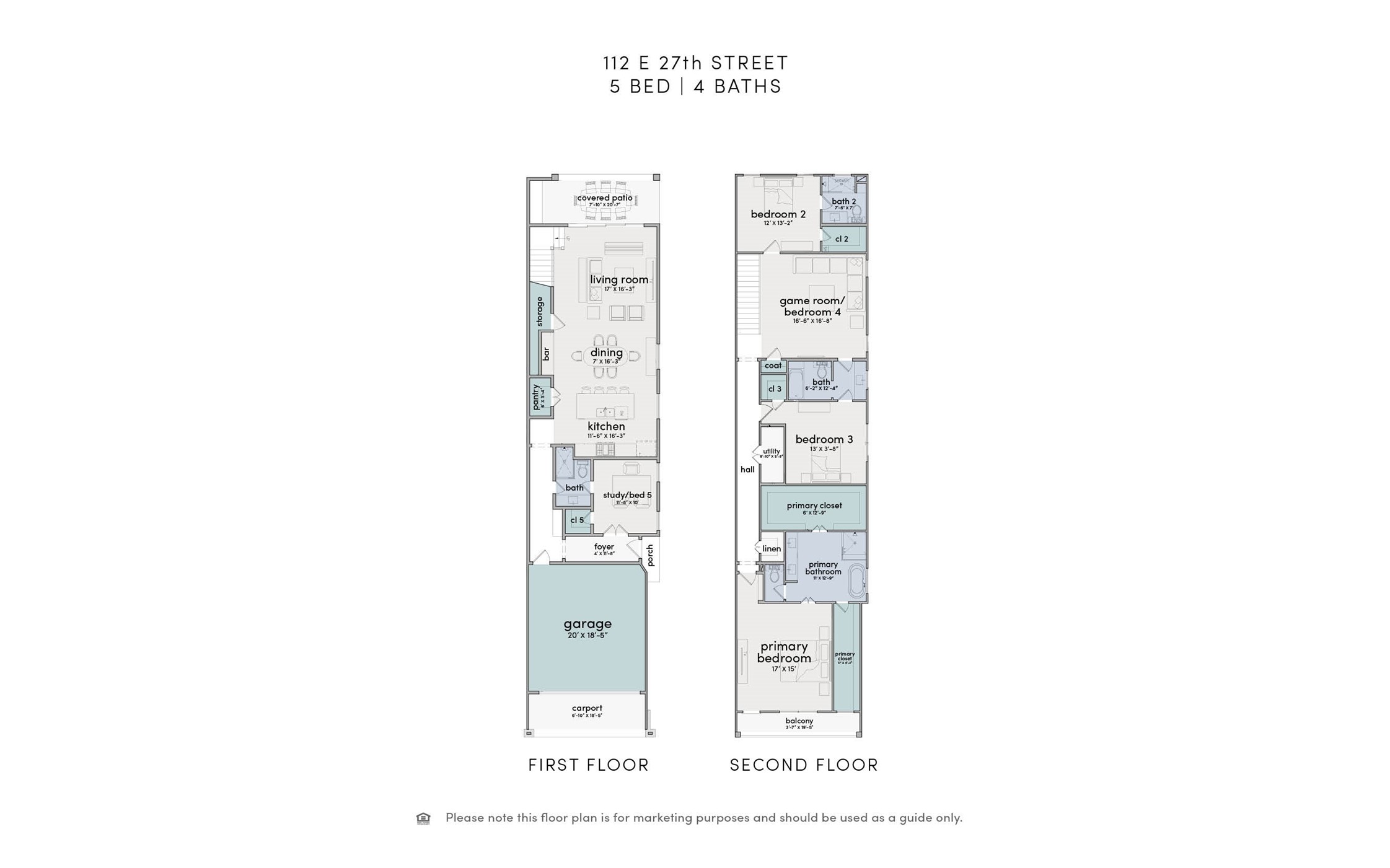 112 East 27th Street Houston, TX 77008 - Photo 43 of 43 Floor Plans