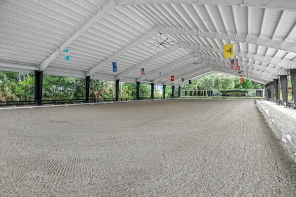 a view of a porch with a backyard