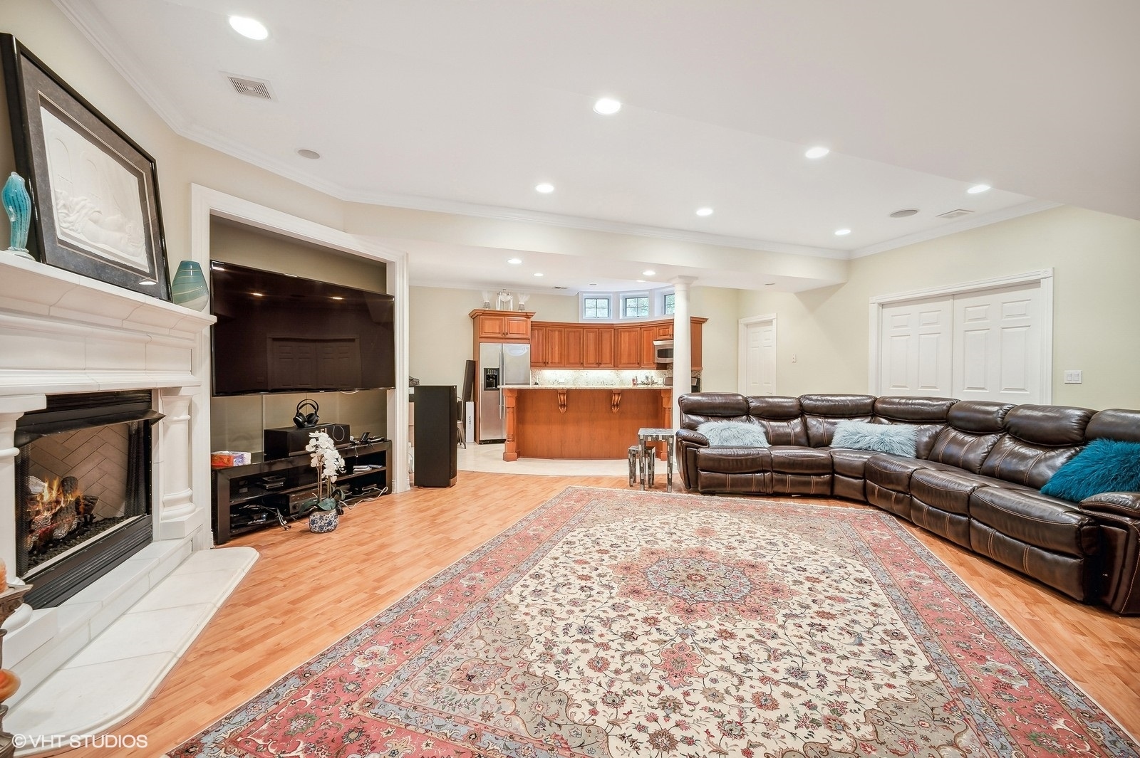 2846 Independence Avenue Glenview, IL 60026 - Photo 10 of 16 a living room with furniture and a fireplace
