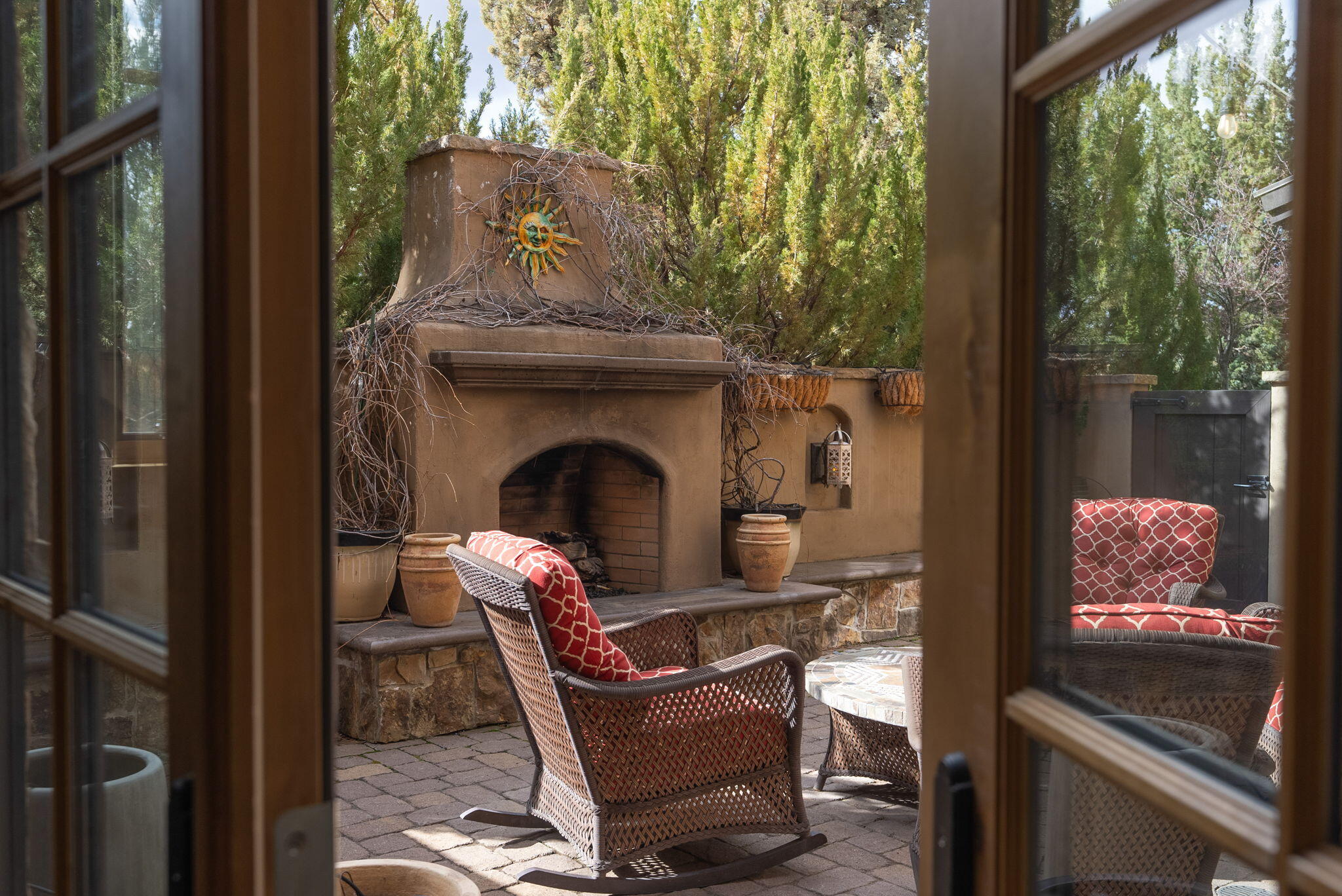 22887 Ghost Tree Lane Bend, OR 97701 - Photo 69 of 97 Guest suite enjoys direct access to the private courtyard through a set of beautiful french doors