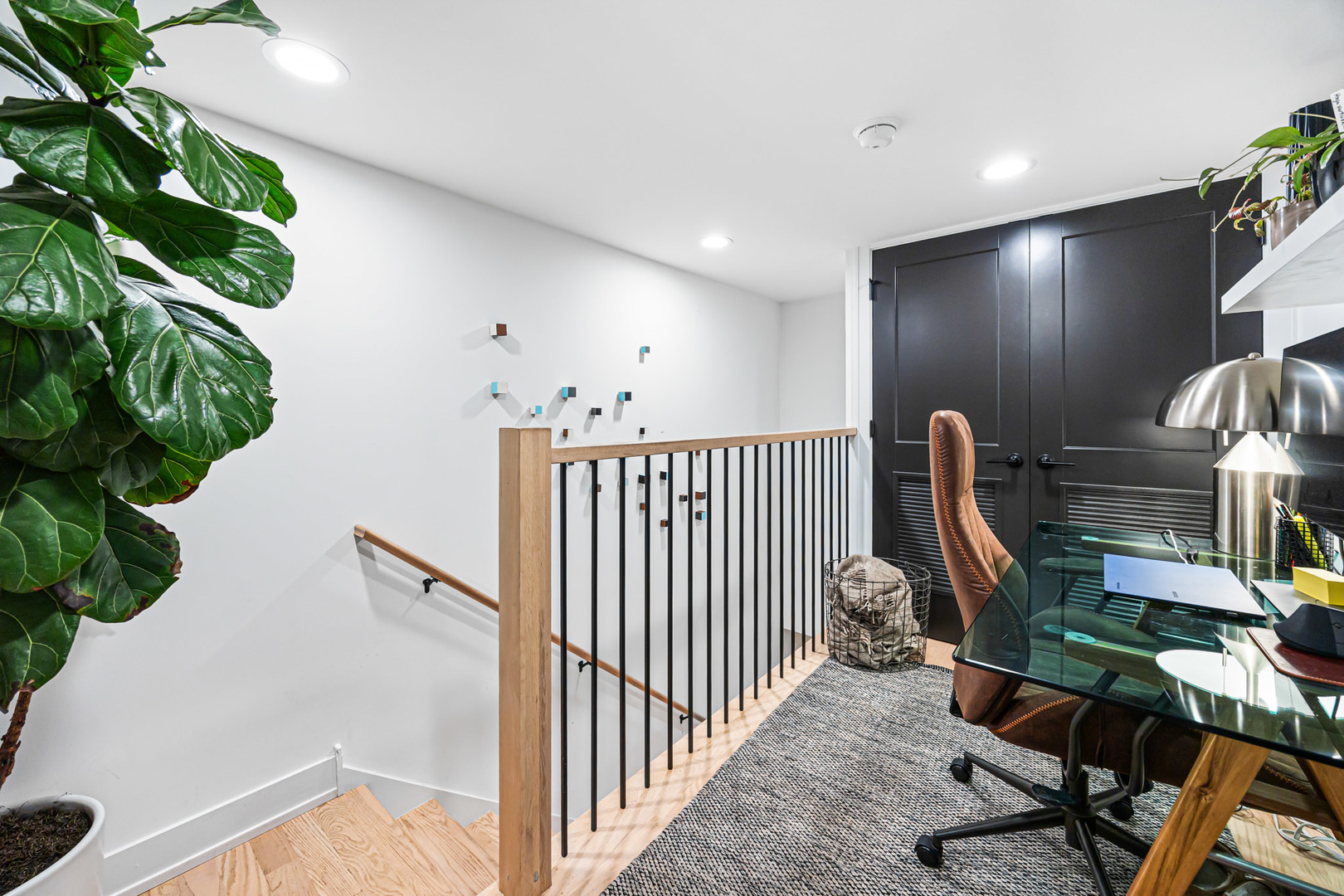 1738 West 17th Street, Unit 3 Chicago, IL 60608 - Photo 24 of 28 a view of a hallway with workspace