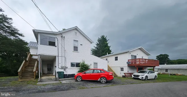 a car parked in front of house