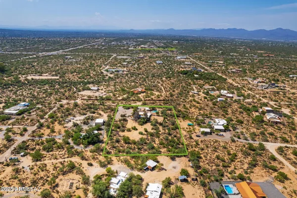 a view of city and mountain