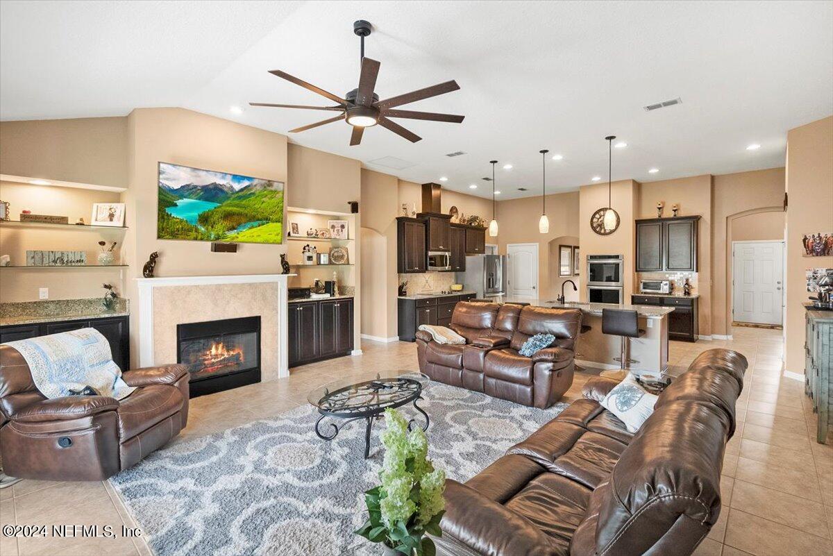 538 Porta Rosa Circle St. Augustine, FL 32092 - Photo 10 of 52 Living room to kitchen view