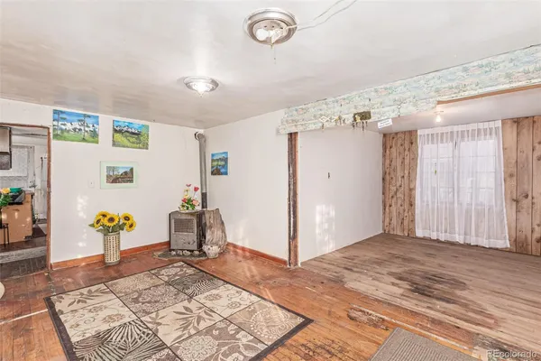 a very nice looking room with a large window